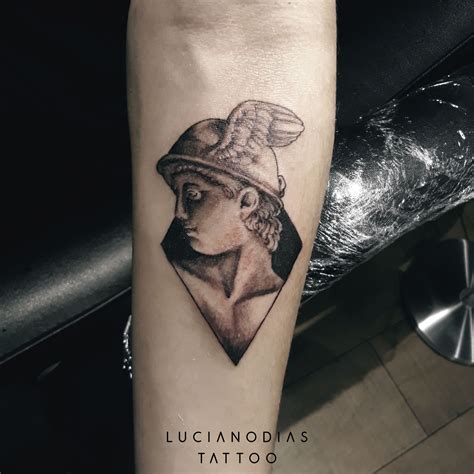 tatuagem hermes|hermes statue tattoo.